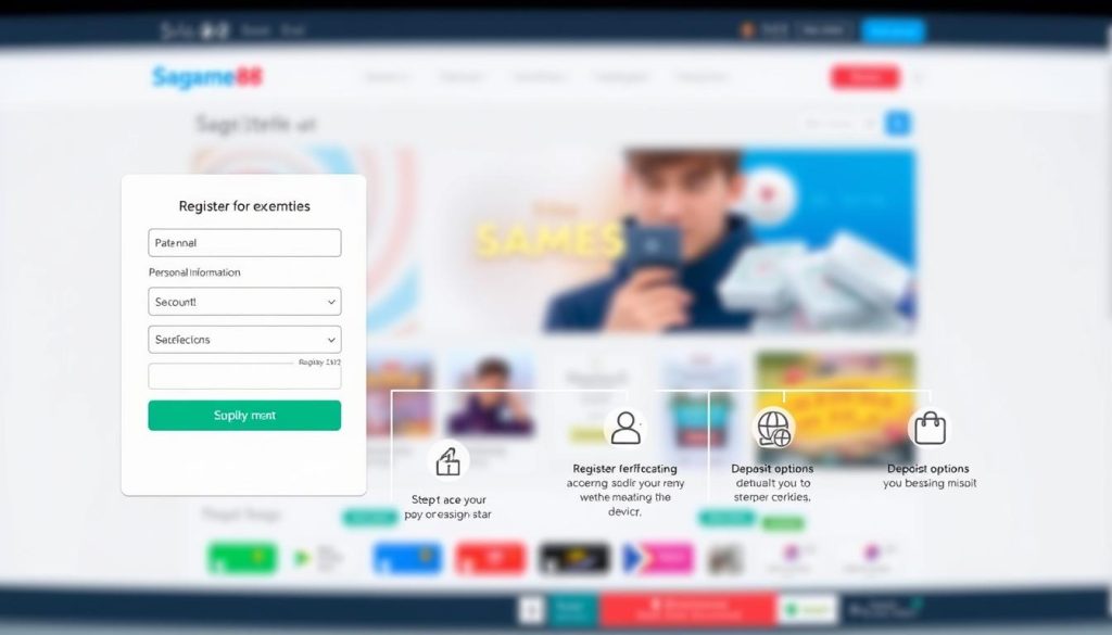 ขั้นตอนการสมัครสมาชิก Sagame88