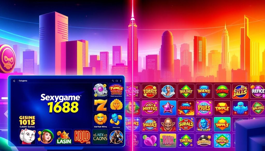เปรียบเทียบจำนวนเกมสล็อต Sexygame 1668 กับคู่แข่ง